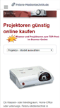 Mobile Screenshot of peters-medientechnik.de